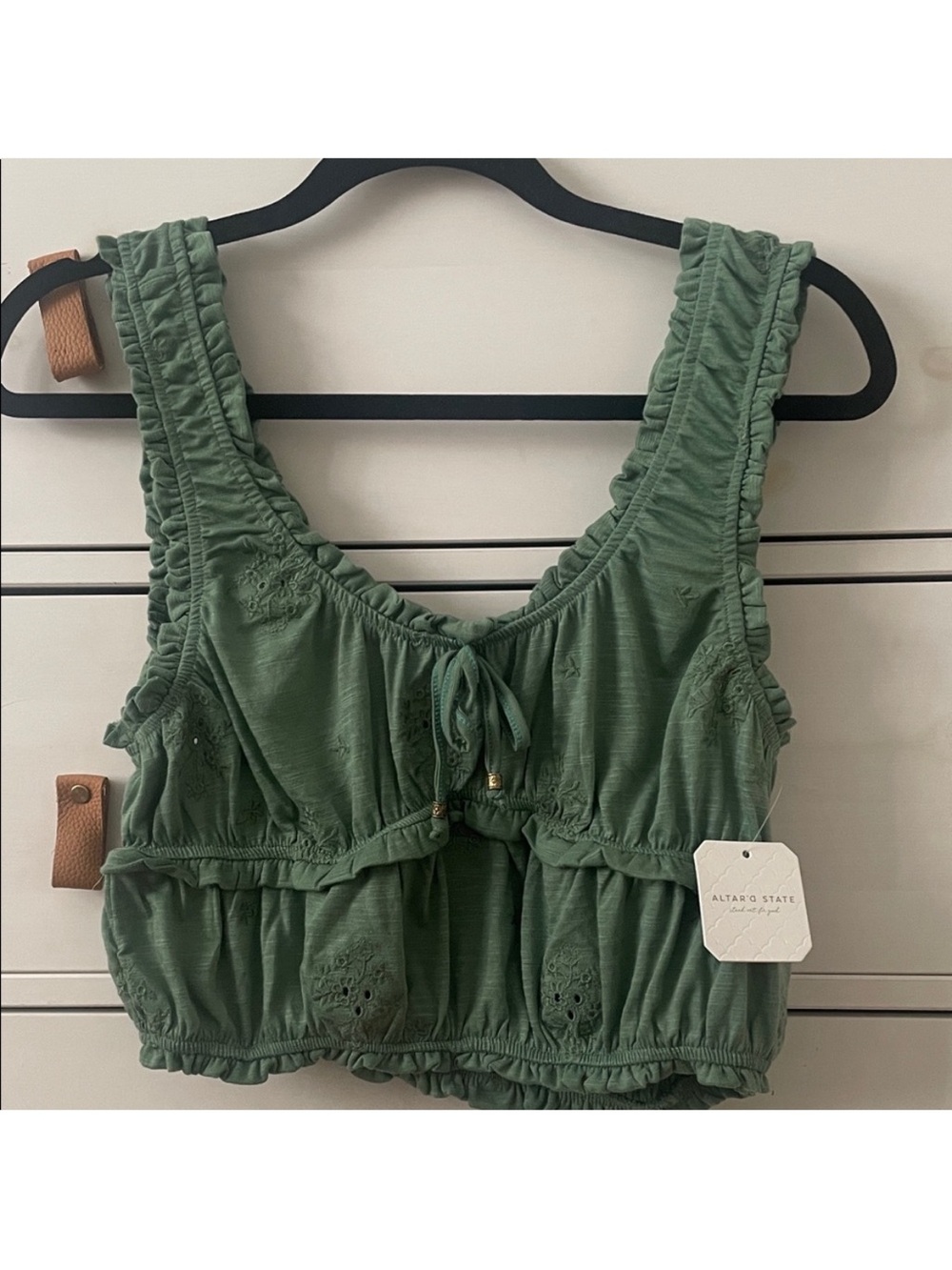 Altar’d State ruffle trimmed crop top